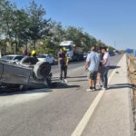 balikesirde trafik kazasi 2 yarali N18EnkKp