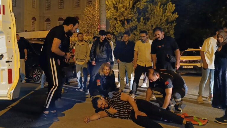 otomobille elektrikli bisiklet carpisti bisiklet surucusu agir yaralandi HqBtrpGz