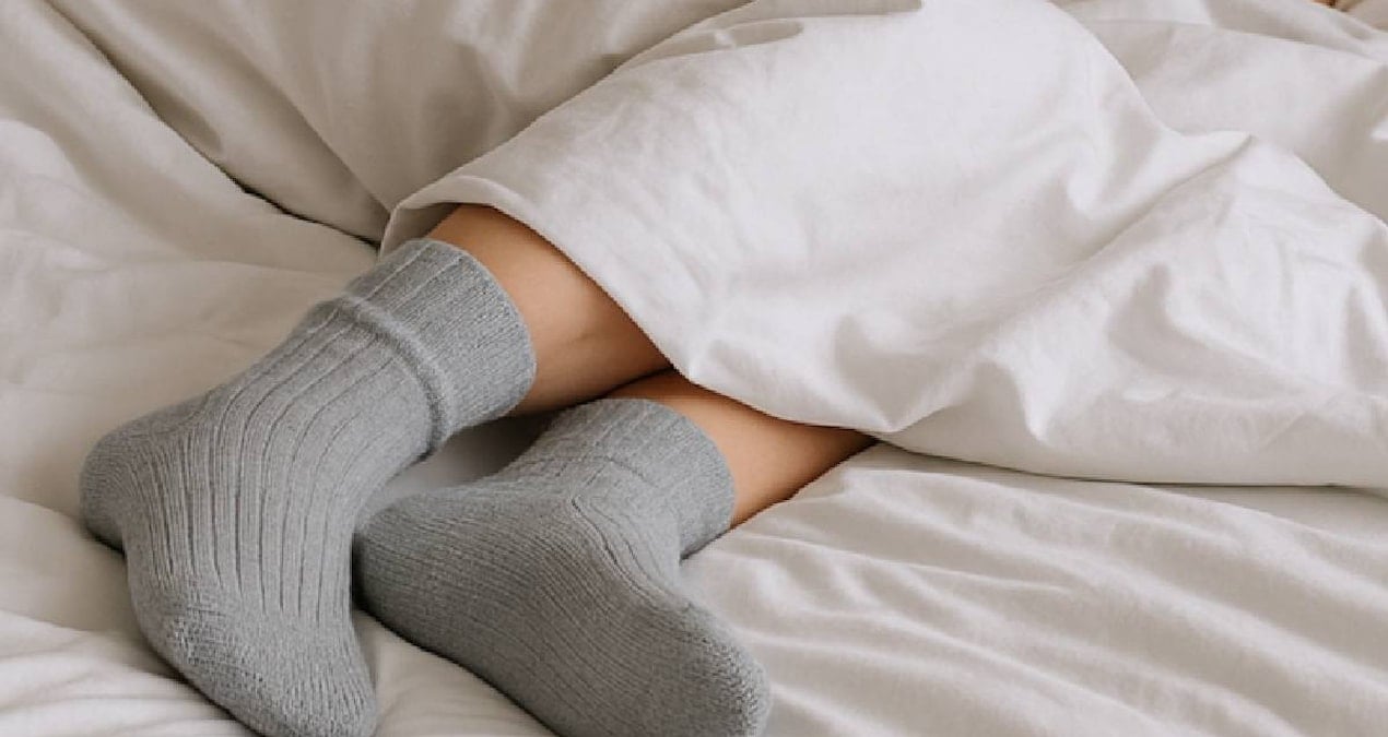 Çorapla uyumadan önce 2 kere düşünün