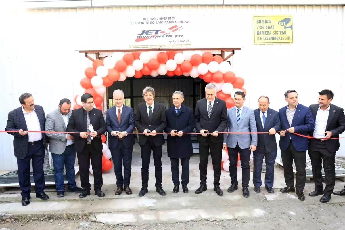 Geleceğin inşaat teknolojisine önemli katkı sağlayacak laboratuvar BUÜ’de hizmete açıldı