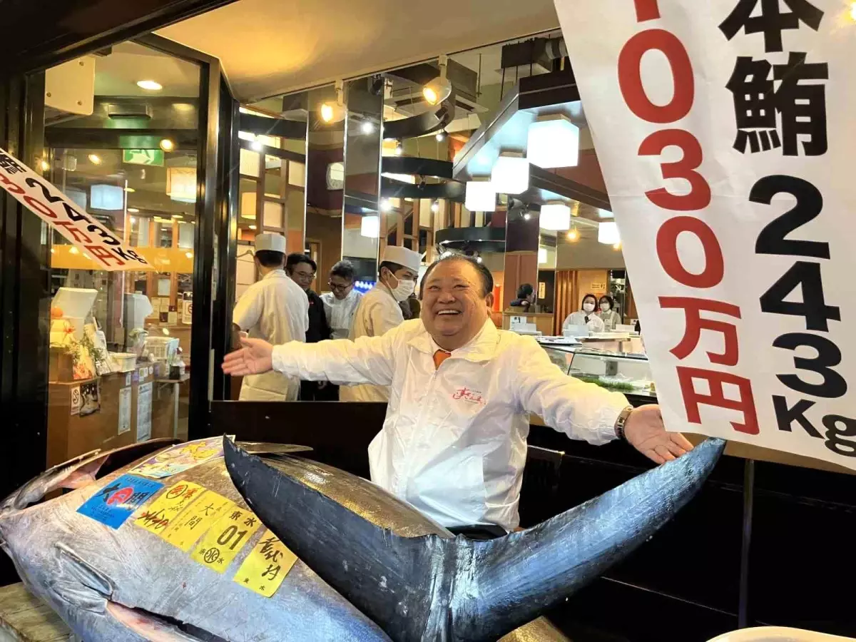 Japonya’da Rekor Fiyatla Orkinos Satışı