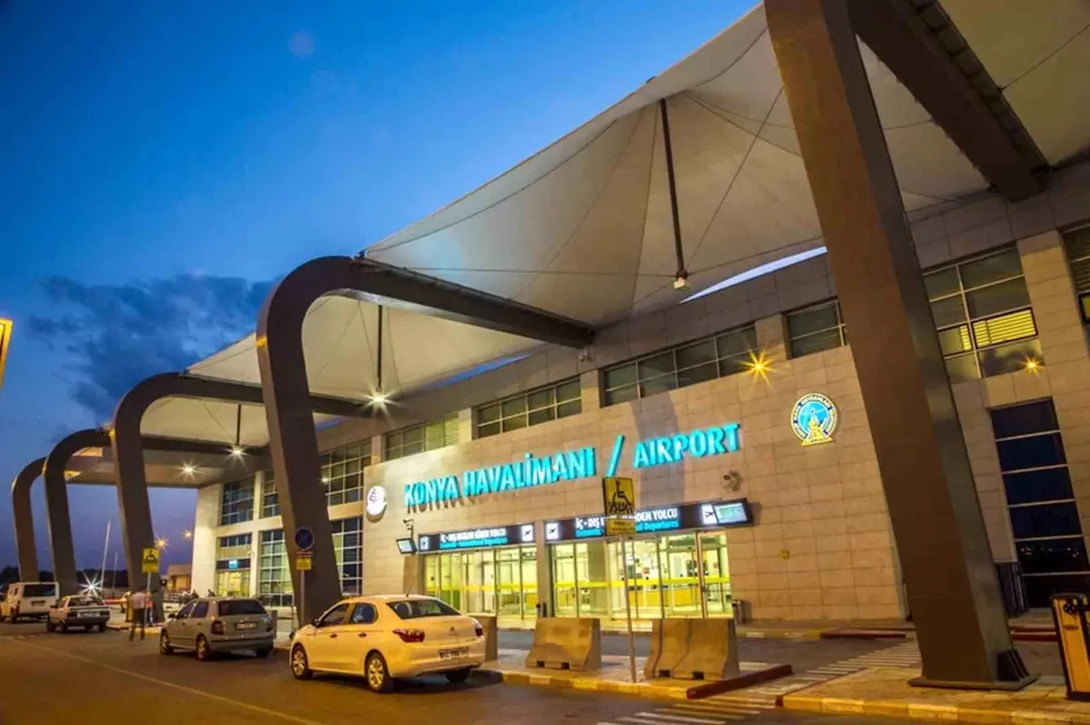 Konya Havalimanı Aralık’ta 88 Bin Yolcu Ağırladı