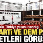 Terorsuz turkiye yasasi hazirligi ak parti ve dem parti heyetleri gorustu J8JYYPau